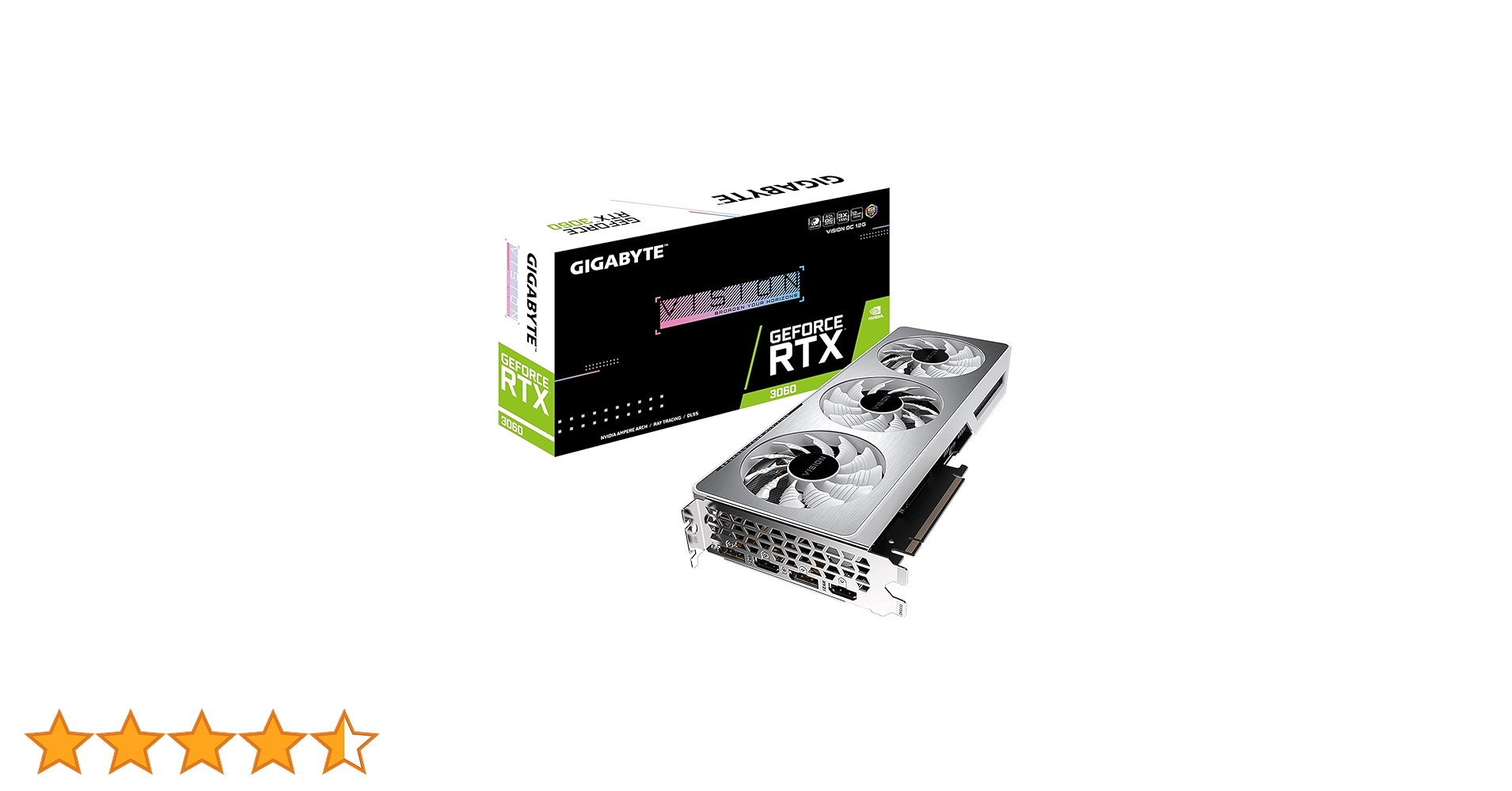 新品送料込 GIGABYTE RTX3060 VISION OC 12GB GIGABYTE GeForce RTX 3060 Vision OC 12G (REV2.0) Graphics